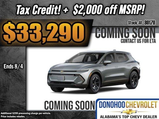new 2025 Chevrolet Equinox EV car, priced at $33,290