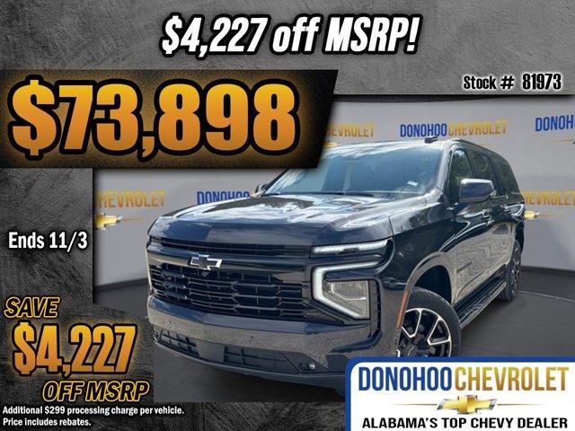 new 2026 Chevrolet Suburban car, priced at $73,898
