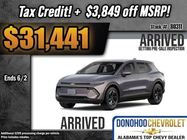new 2025 Chevrolet Equinox EV car, priced at $31,441