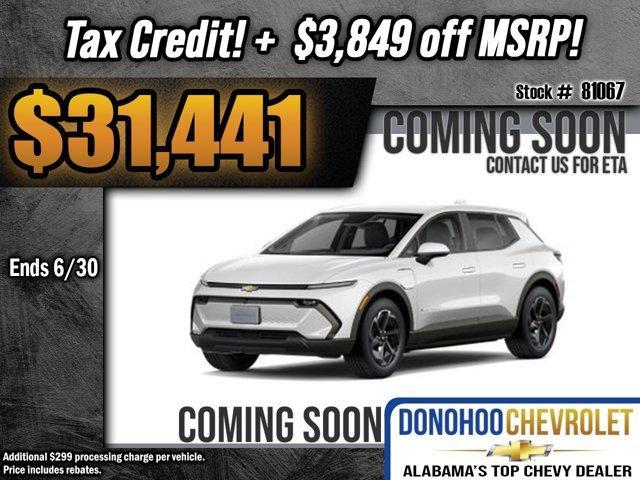new 2025 Chevrolet Equinox EV car, priced at $31,441