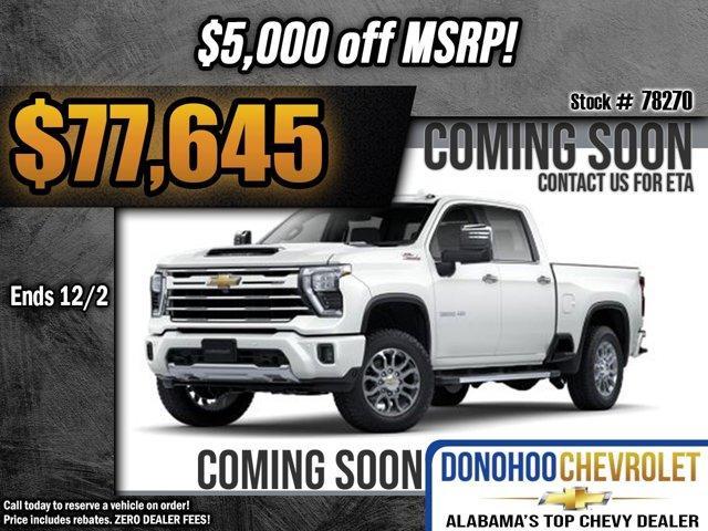 new 2025 Chevrolet Silverado 2500 car, priced at $77,645