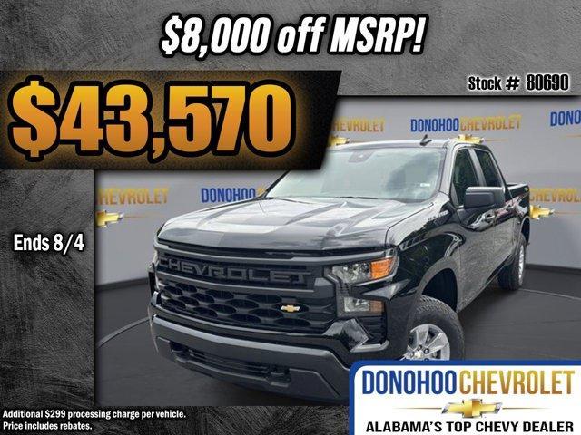 new 2025 Chevrolet Silverado 1500 car, priced at $43,570