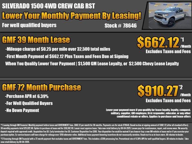 new 2025 Chevrolet Silverado 1500 car, priced at $54,320