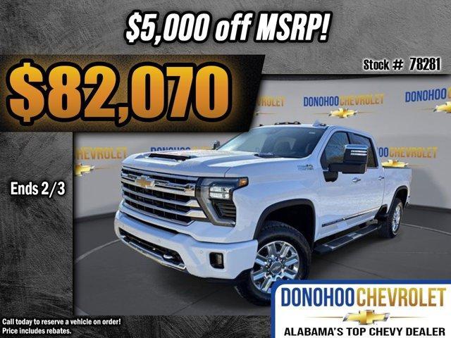 new 2025 Chevrolet Silverado 2500 car, priced at $82,070