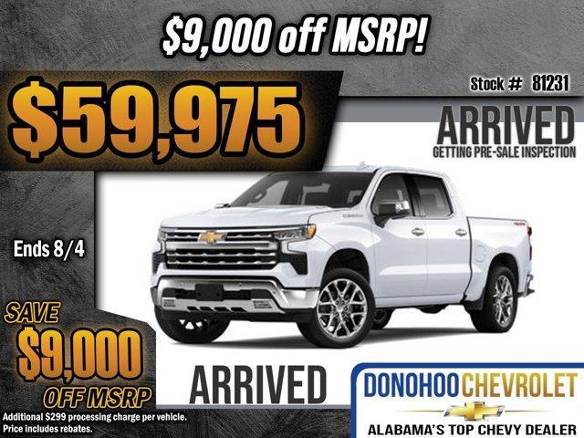 new 2025 Chevrolet Silverado 1500 car, priced at $59,975