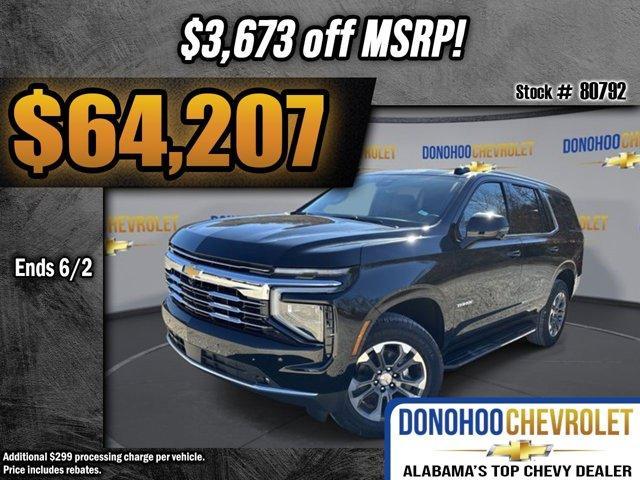 new 2025 Chevrolet Tahoe car, priced at $64,207