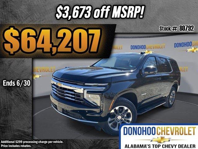 new 2025 Chevrolet Tahoe car, priced at $64,207