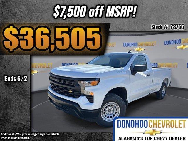 new 2025 Chevrolet Silverado 1500 car, priced at $36,505