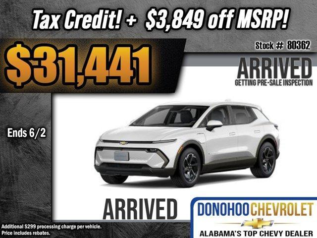 new 2025 Chevrolet Equinox EV car, priced at $31,441