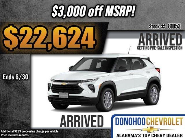 new 2026 Chevrolet TrailBlazer car, priced at $22,624