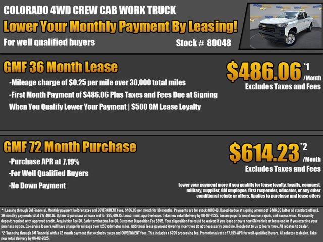 new 2025 Chevrolet Colorado car, priced at $35,835