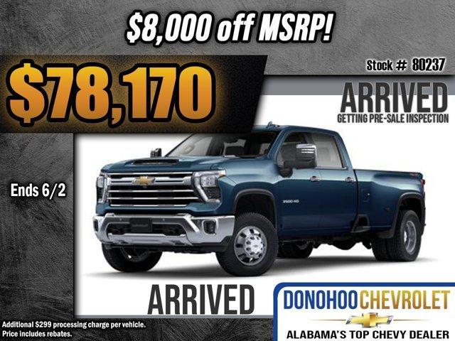 new 2025 Chevrolet Silverado 3500 car, priced at $78,170