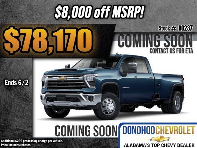 new 2025 Chevrolet Silverado 3500 car, priced at $78,170