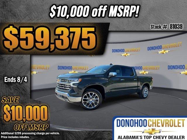 new 2025 Chevrolet Silverado 1500 car, priced at $59,375