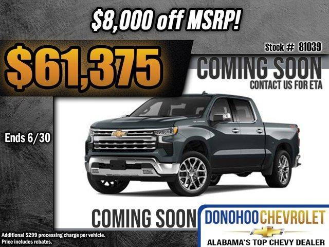 new 2025 Chevrolet Silverado 1500 car, priced at $61,375