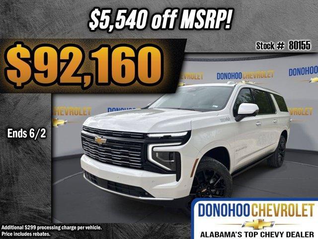 new 2025 Chevrolet Suburban car, priced at $92,160
