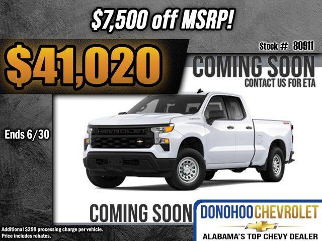 new 2025 Chevrolet Silverado 1500 car, priced at $41,020