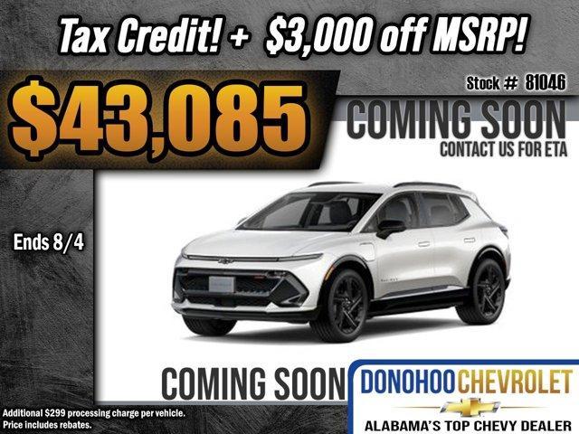 new 2025 Chevrolet Equinox EV car, priced at $43,085