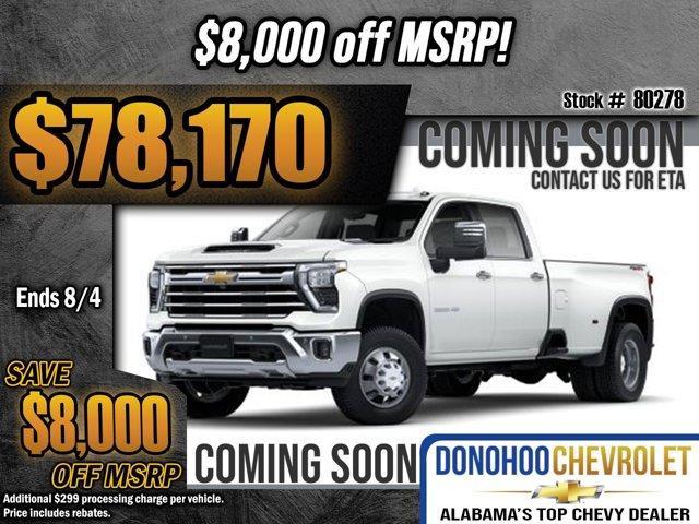 new 2025 Chevrolet Silverado 3500 car, priced at $78,170