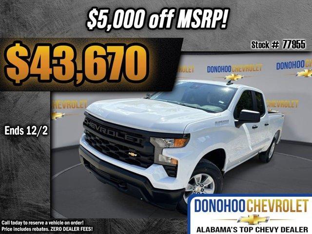 new 2025 Chevrolet Silverado 1500 car, priced at $43,670