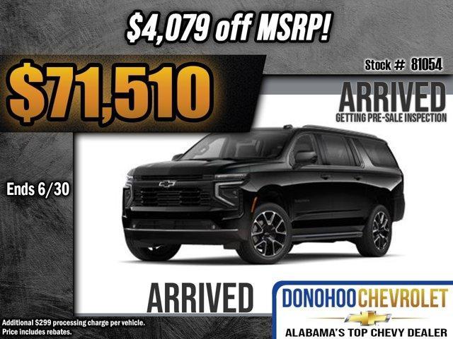 new 2025 Chevrolet Suburban car, priced at $71,510