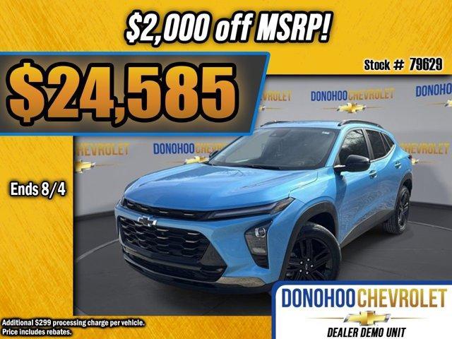 new 2025 Chevrolet Trax car, priced at $24,585