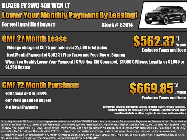 new 2026 Chevrolet Blazer EV car, priced at $39,635