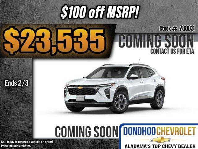 new 2025 Chevrolet Trax car, priced at $23,535