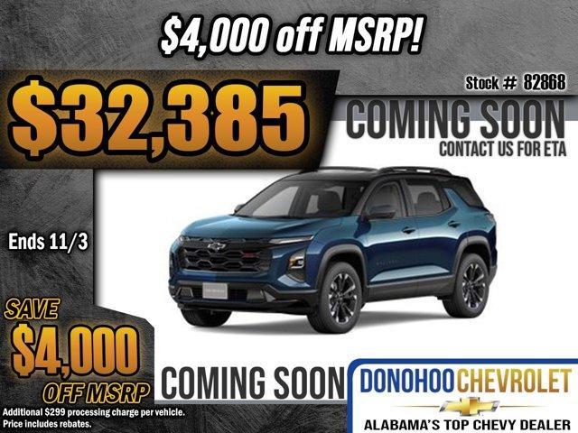 new 2026 Chevrolet Equinox car, priced at $32,385