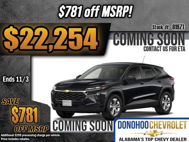 new 2026 Chevrolet Trax car, priced at $22,254