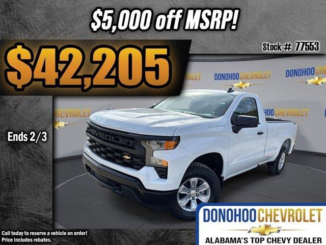 new 2025 Chevrolet Silverado 1500 car, priced at $42,205