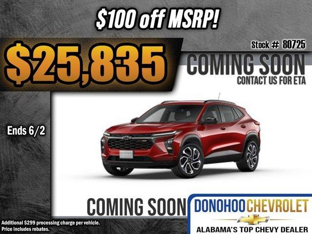 new 2025 Chevrolet Trax car, priced at $25,835
