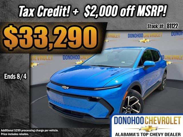 new 2025 Chevrolet Equinox EV car, priced at $33,290