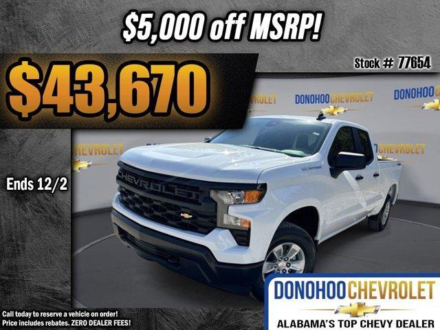 new 2025 Chevrolet Silverado 1500 car, priced at $43,670