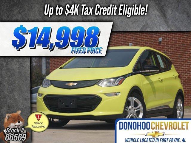 used 2019 Chevrolet Bolt EV car, priced at $14,998