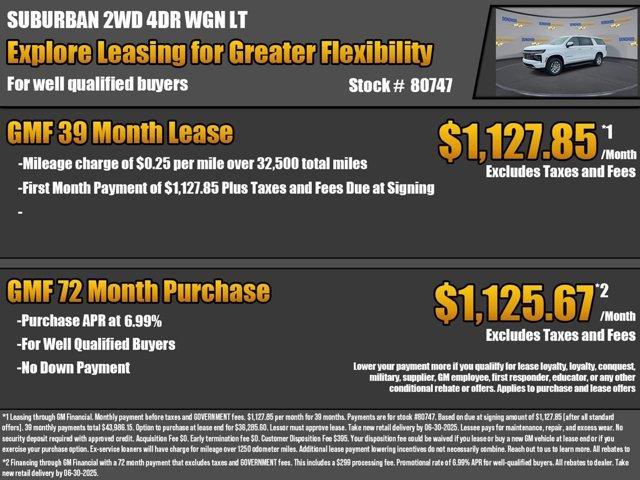 new 2025 Chevrolet Suburban car, priced at $66,044