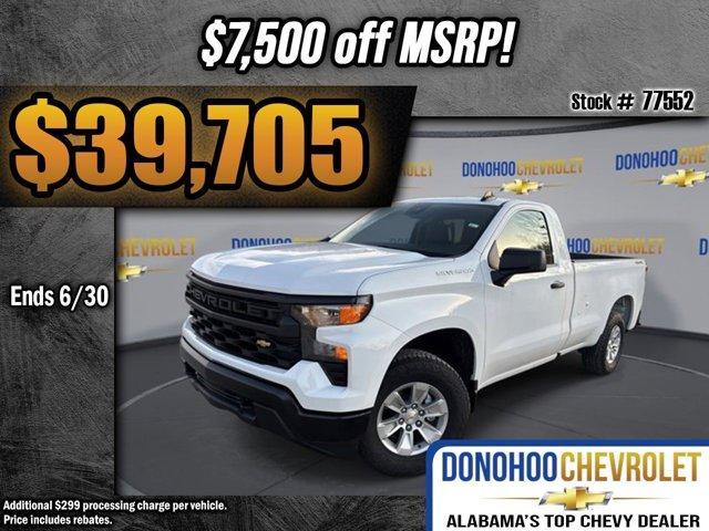 new 2025 Chevrolet Silverado 1500 car, priced at $39,705
