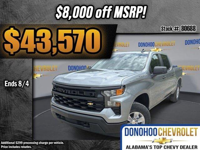 new 2025 Chevrolet Silverado 1500 car, priced at $43,570