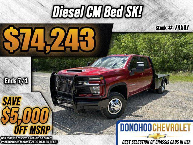 new 2024 Chevrolet Silverado 3500 car, priced at $74,243