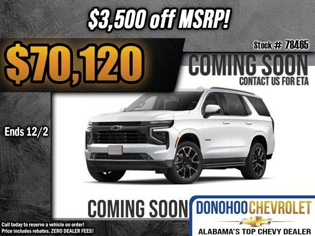 new 2025 Chevrolet Tahoe car, priced at $70,120