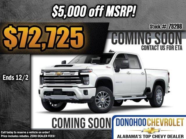 new 2025 Chevrolet Silverado 2500 car, priced at $72,725