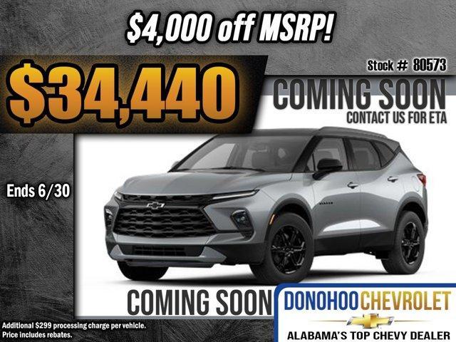new 2025 Chevrolet Blazer car, priced at $34,440