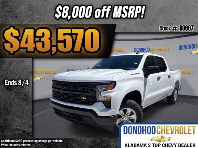 new 2025 Chevrolet Silverado 1500 car, priced at $43,570