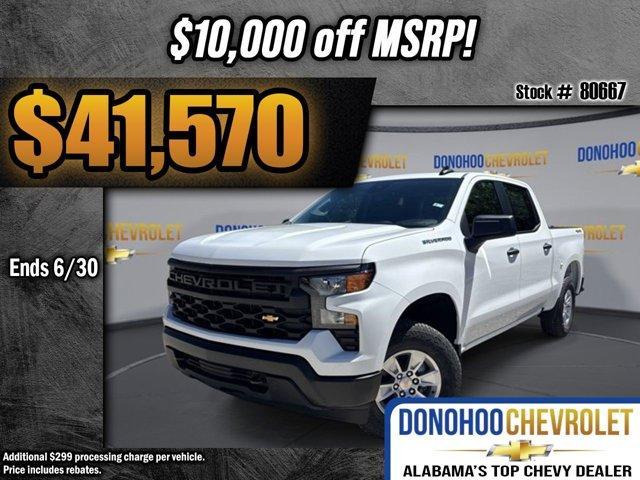 new 2025 Chevrolet Silverado 1500 car, priced at $41,570