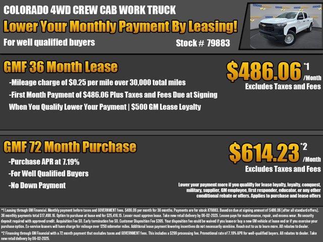 new 2025 Chevrolet Colorado car, priced at $35,835