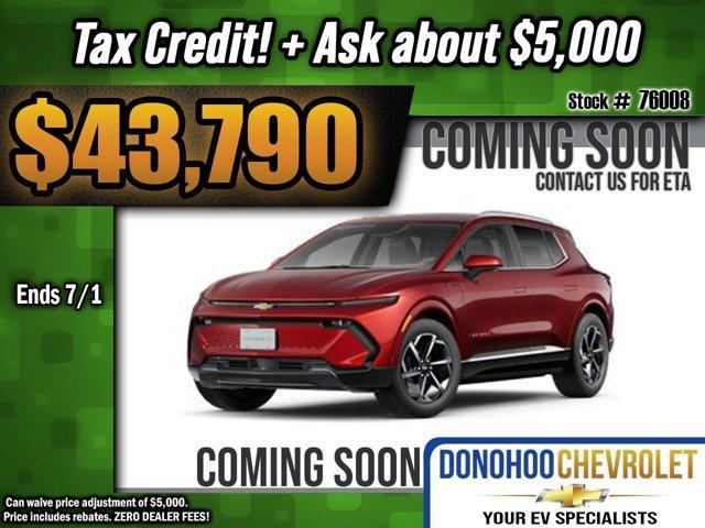 new 2024 Chevrolet Equinox EV car, priced at $43,790