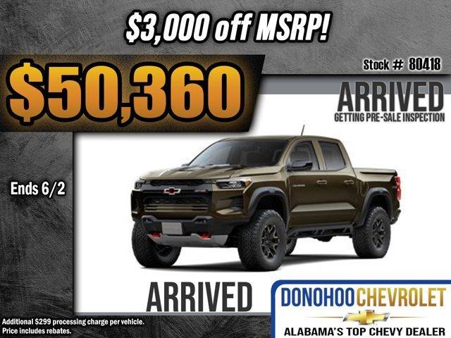 new 2025 Chevrolet Colorado car, priced at $50,360