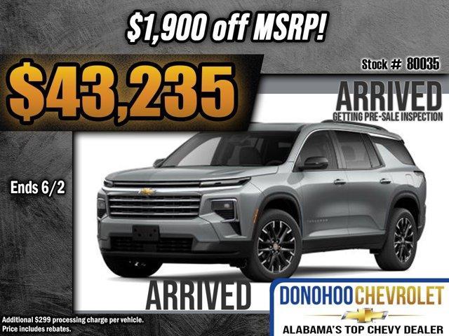 new 2025 Chevrolet Traverse car, priced at $43,235