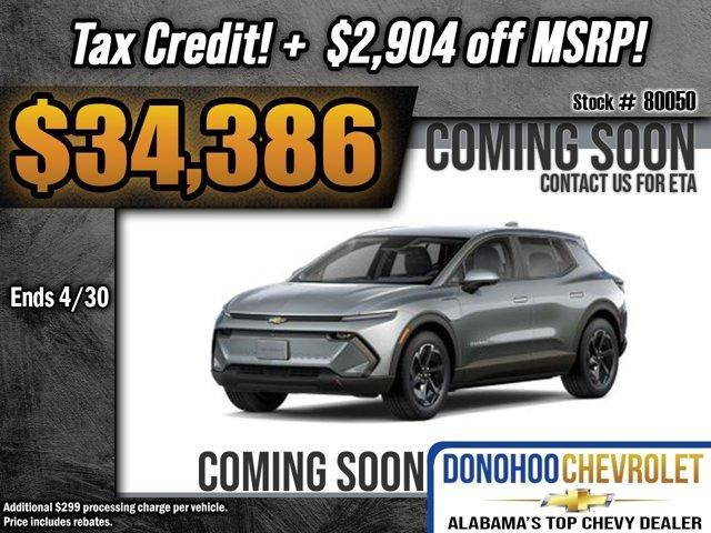 new 2025 Chevrolet Equinox EV car, priced at $34,386