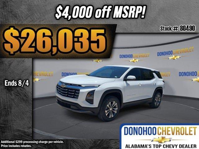 new 2026 Chevrolet Equinox car, priced at $26,035